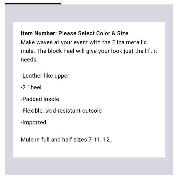 Nwt Comfortview Gunmetal Mules Sizes 9W & 9.5W - Picture 11 of 11